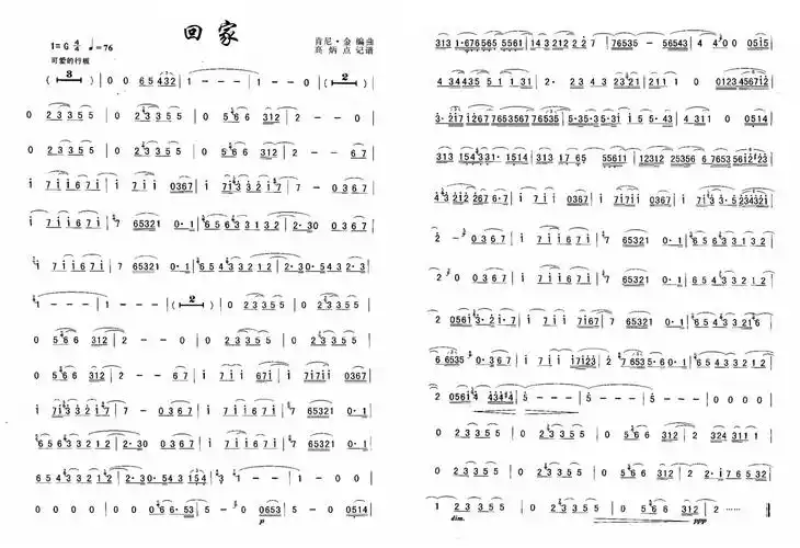 《回家》——请高手试吹