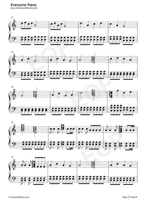 男儿当自强-震撼版-原神风物之诗琴谱-原琴谱五线谱预览2-钢琴谱文件