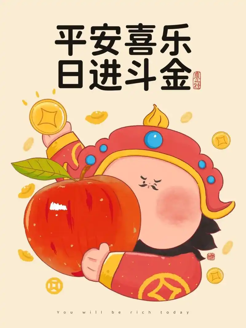 财神到|你的招财壁纸来啦,平安喜乐财运旺 财神来啦,财神祝福大家平安