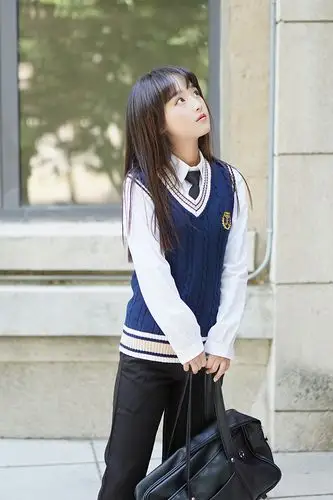 秋冬初高中学生校服套装jk制服背心针织毛衣学生校服