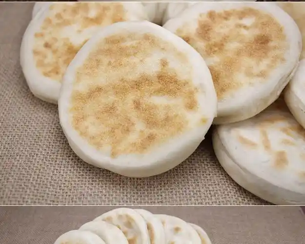 【白吉馍】百吉饼皮肉夹馍饼专用饼里脊肉烧饼小吃手工饼 【20个装】