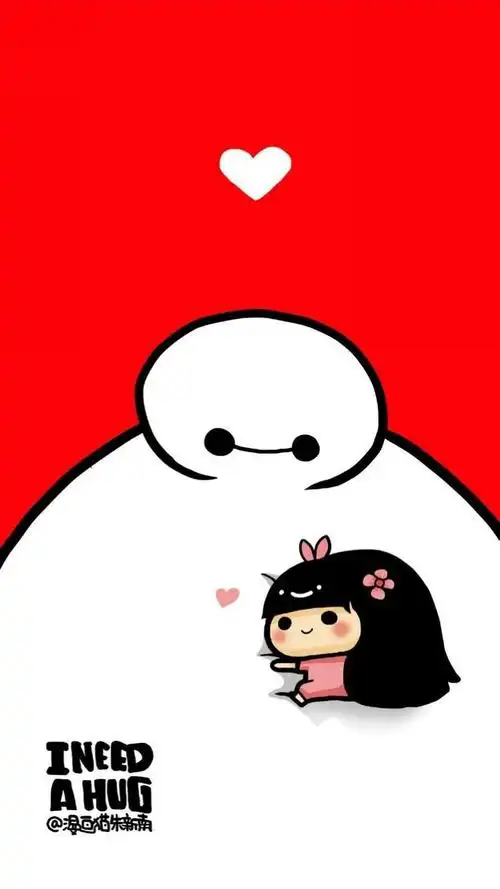 拥抱大白iphone 6手机壁纸