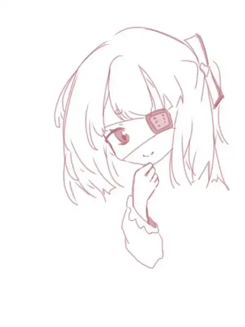 就喜欢画眼罩因为我只会画一只眼睛