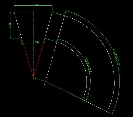 求画cad圆锥体展开图,,,在线等!急!