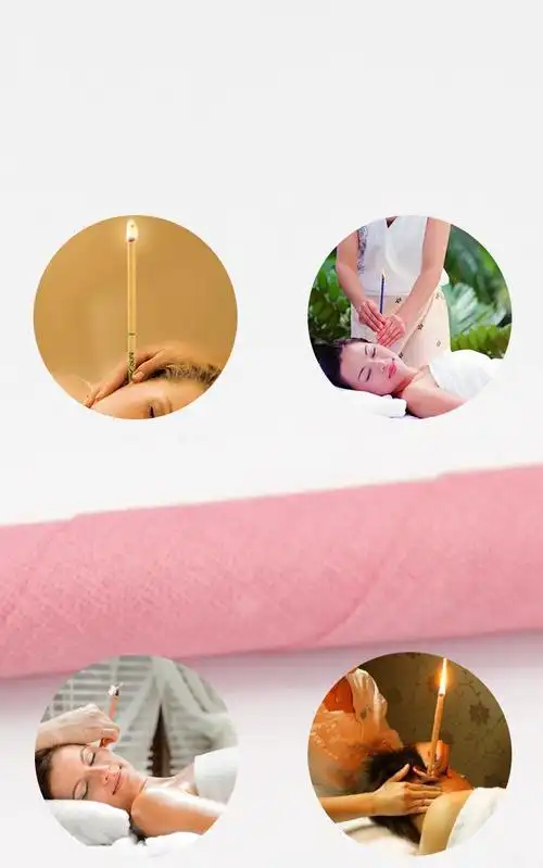香薰耳烛棒 带塞直筒耳烛 保养护理美容院香薰耳烛 50对/包
