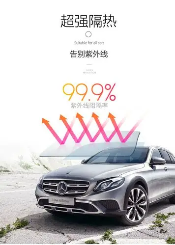 驰安定制高隔热保镖太阳膜