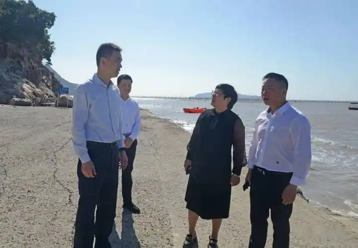 10月13日上午,县委书记张本锋到大渔,金乡,藻溪等地暗访督查非法码头