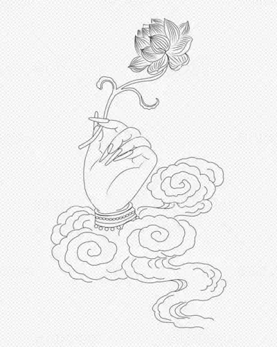 佛莲花简笔画带颜色佛教简笔画画佛莲花简笔画带颜色简笔画佛佛像阿