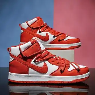 耐克顿aj秋季男鞋熊猫dunk莆田纯原鞋情侣男女款空军一号学生高帮板鞋