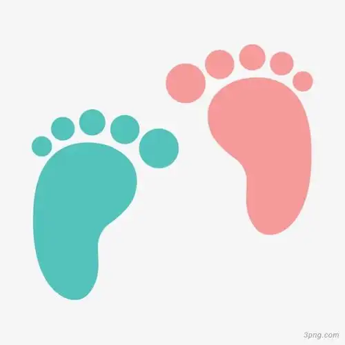 标签:小脚印手绘彩绘插画卡通婴儿用品可爱脚印小脚印儿童孩子婴儿