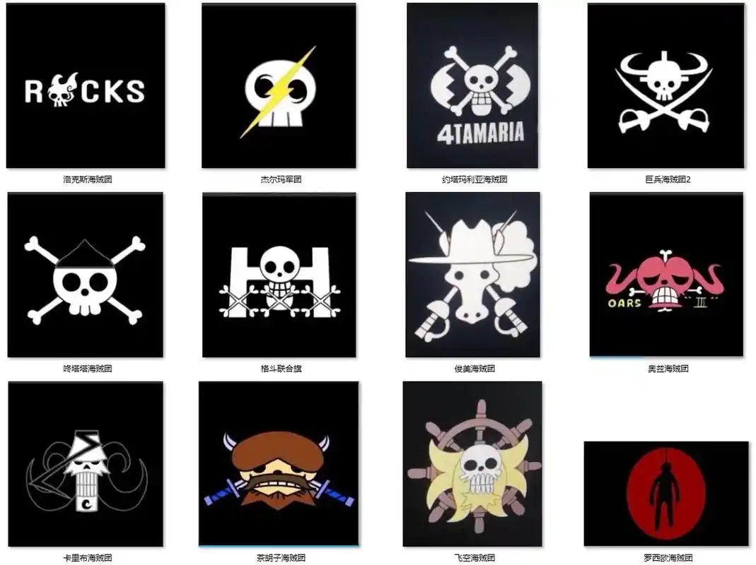 海贼旗全名字 - 抖音