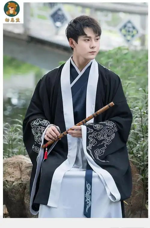 汉服男古装长袍全套cp情侣装广袖大袖衫侠客毕业表演齐腰交领襦裙