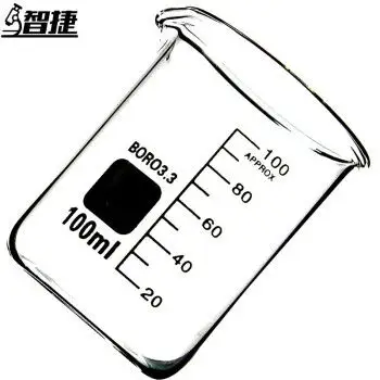 傲凯玻璃烧杯 实验室器材刻度烧杯教学仪器250mll500ml1000ml玻璃器皿