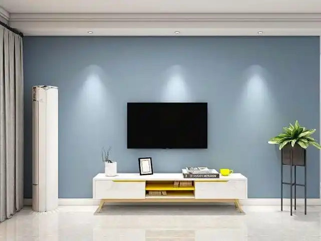 不同电视墙展现出来的简约效果,看完你就会搭配了|木饰|乳胶漆|原木色