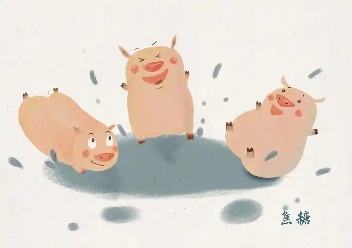 小猪|插画|商业插画|tami_塔米 - 临摹作品 - 站酷 (zcool)