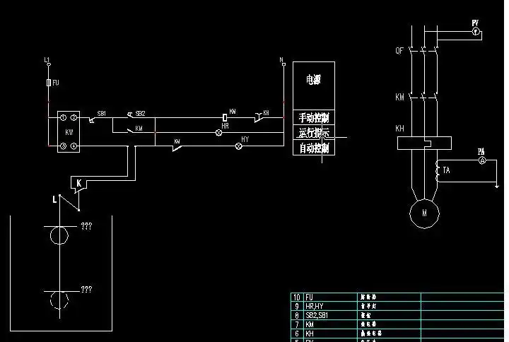 浮球水位控制图
