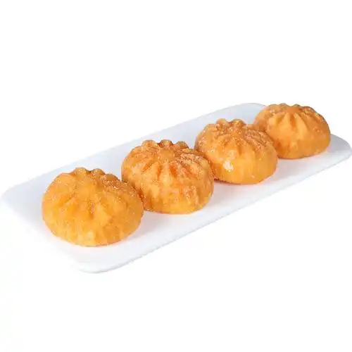 阿诺雪花花南瓜饼香酥油油饼小吃广式点心早茶包点