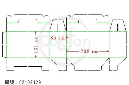 尺寸:208*85*131mm ■材质:楞纸盒  ■适用:各式商品包装.