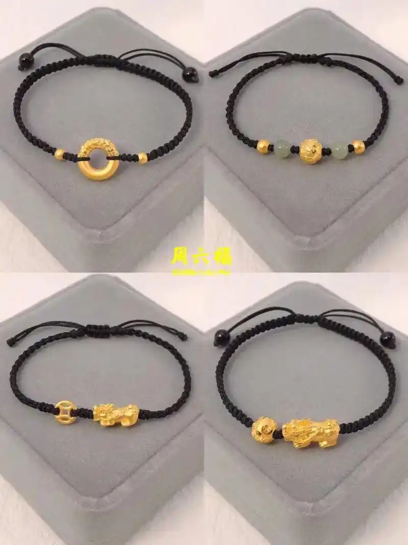 大气的貔貅以及转运珠的款式貔貅寓意着招财纳福转运珠能带来好运