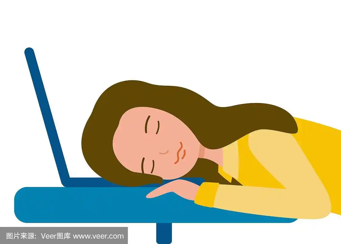 女人,筋疲力尽,绘画插图,女孩,矢量