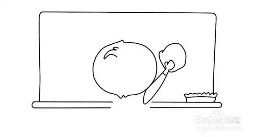 劳动节怎么画擦黑板简笔画