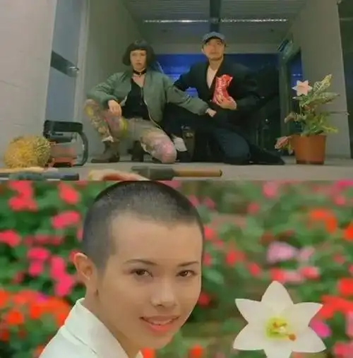 《回魂夜》中的光头外型.