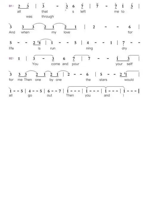 if简谱视唱第2页