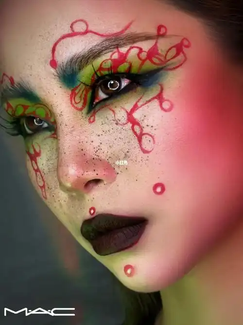 万圣节妆容暗夜女巫