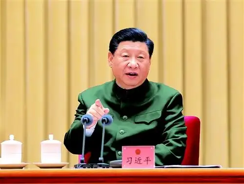 3月9日下午中共中央总书记国家主席中央军委主席习近平出席十三届全国