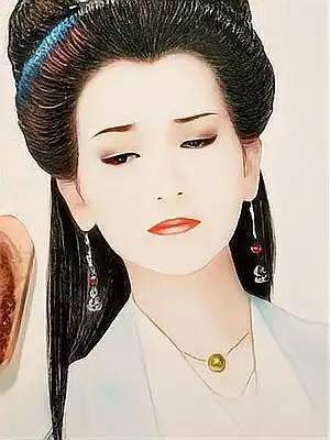 画好的白娘子给大家看一下