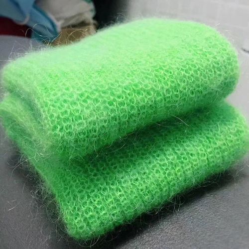 2020新品细马海毛花式纱线 手工编织棒线毛线 有色羊毛混纺毛