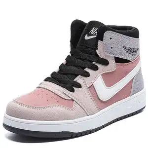 耐克红色女鞋高帮板鞋