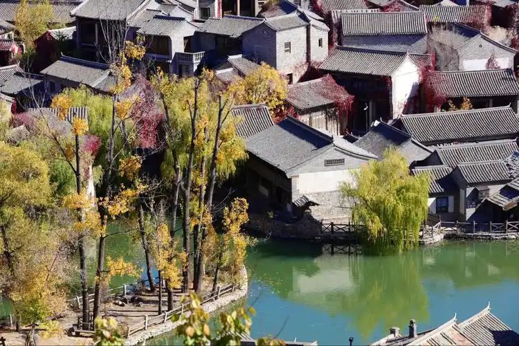 北京密云古北水镇.秋色(五)小镇掠影