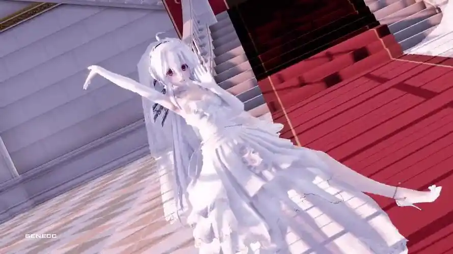 【福利版】【弱音穿好婚纱表白敢娶吗】haku & luka bride