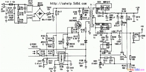 液晶显示器电源电路图