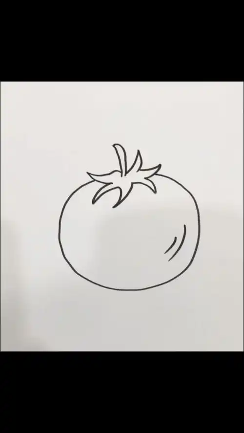 西红柿简笔画