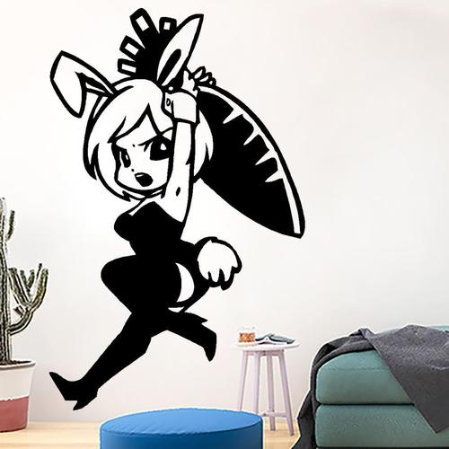 英雄联盟lolq版锐雯墙贴卡通动漫游戏卧室床头电视墙装饰