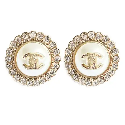 chanel/香奈儿 爆款 圆形珍珠耳钉(配chanel礼品袋)