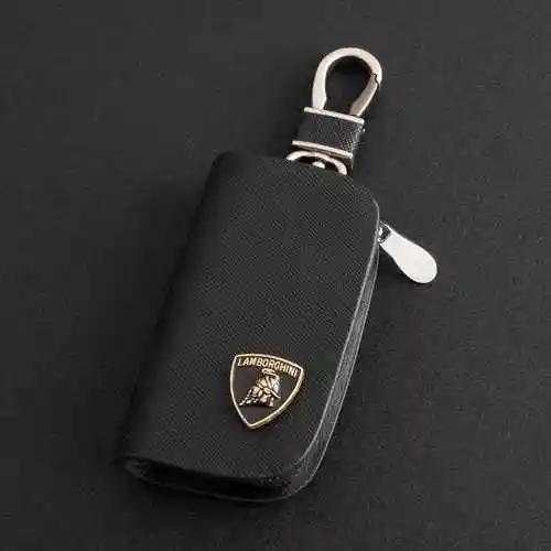 适用于兰博基尼钥匙包aventador大牛huracan小牛真皮钥匙套保护壳