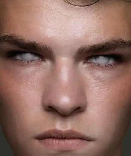 世界上稀有的银眼睛人是一群特殊群体盲人