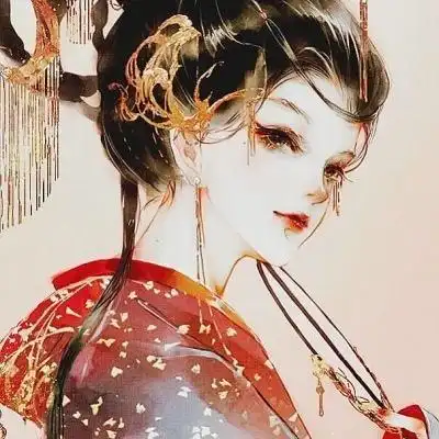 唯美漫画少女头像古风高清好看的绝美意境古风美人头像图片