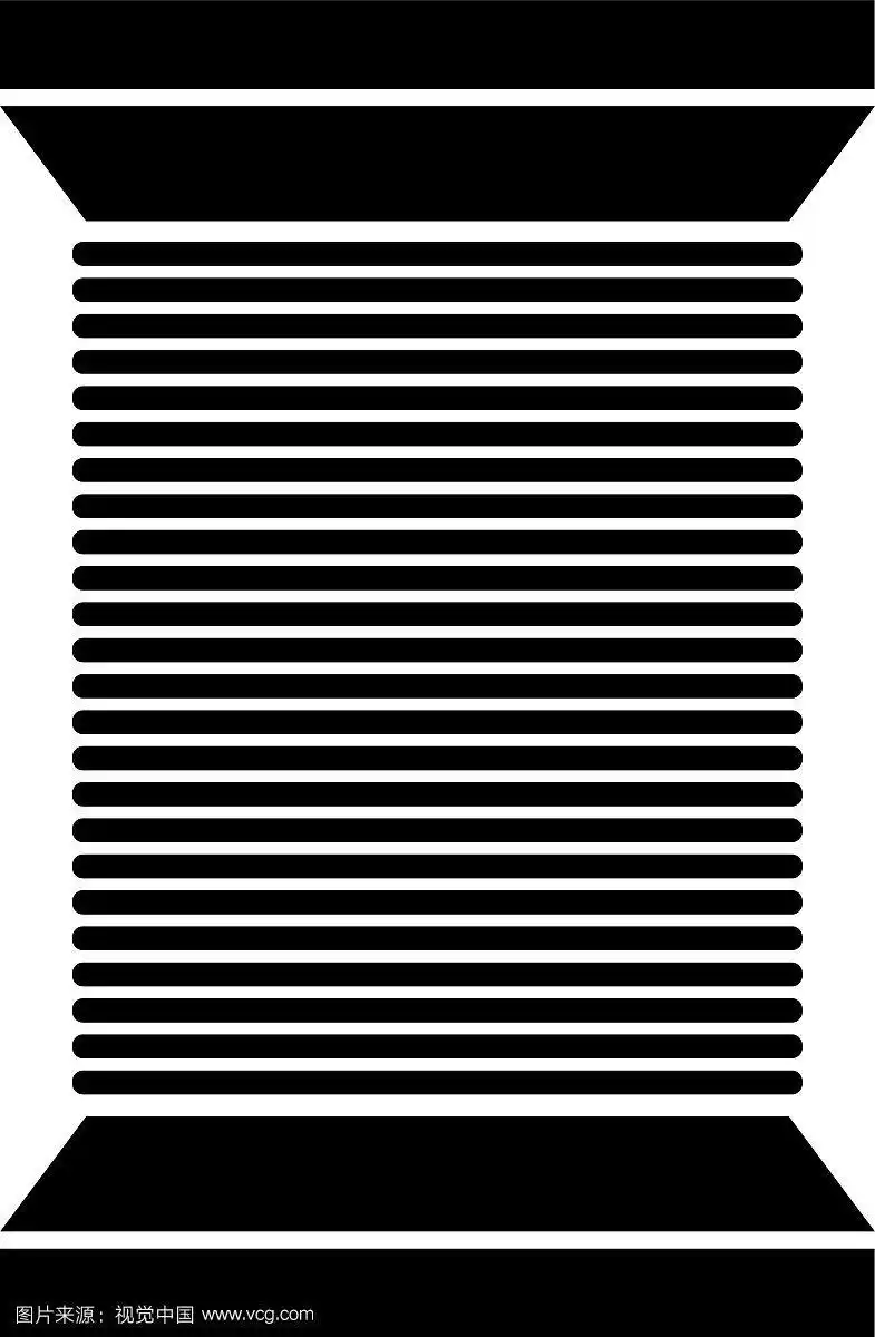 黑色裁缝线轴图标孤立