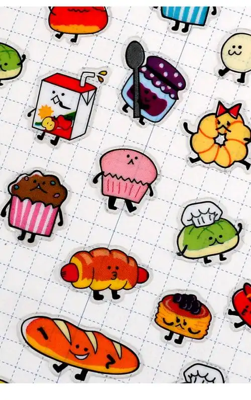 nekoni柴犬贴纸手帐pet防水可爱手机后壳杯子小图案装饰小贴画乳白色