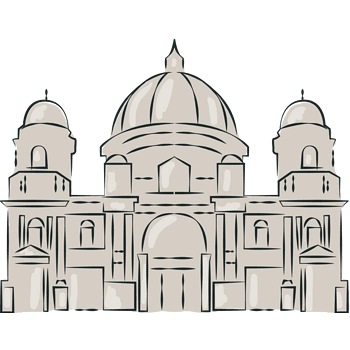 手绘古希腊城堡