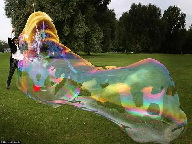 世界上最大的肥皂泡