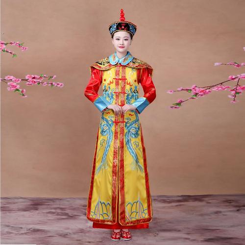 清朝皇帝服装龙袍皇后凤袍慈禧cos服宫廷皇后娘娘慈禧太后服古装