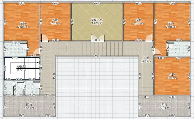 两层中式别墅,经典三合院布局,喜欢的就收藏了