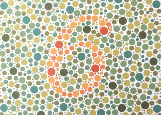 驾考五张色盲图第五张什么都看不到才是正常看到才有问题