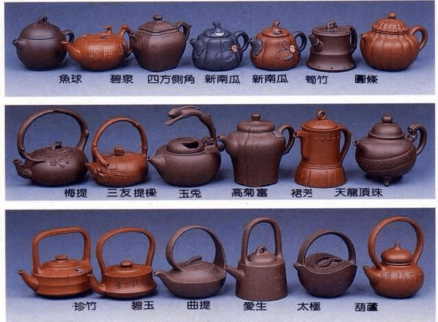 老一厂紫砂壶型大全