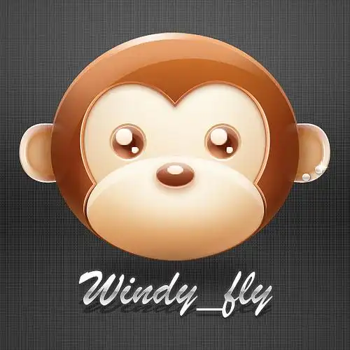 原创作品:卡通猴子头像